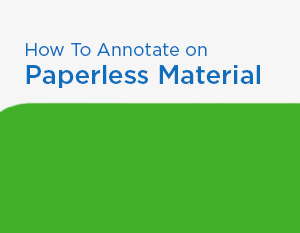How to Annotate on Paperless Material